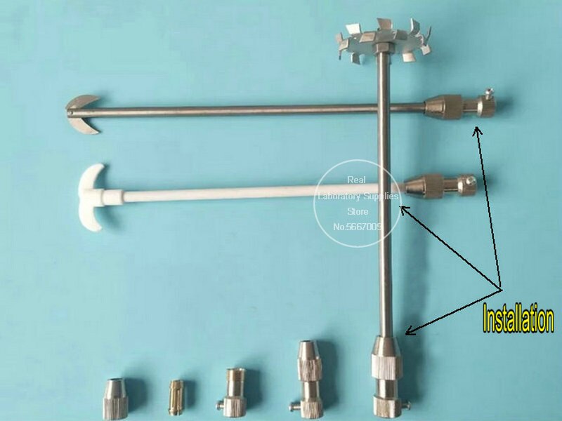 1 sztuk laboratorium dedykowany uchwyt miedziany na pręt ze stali nierdzewnej lub PTFE mieszanie pręt JJ-1 elektryczny mikser sprzęt akcesoria