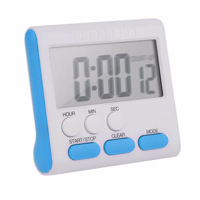 Multi-function Magnetic kitchen timer electronic LCD digital Alarm Clock Timer 24-hour reminder Cook Food Kitchen Accessories