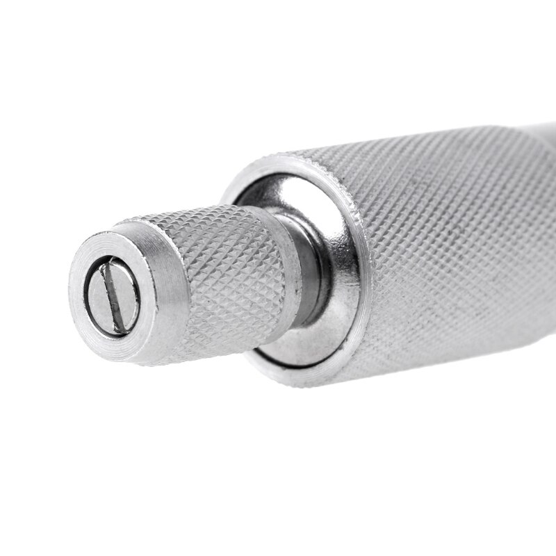 Micromètre à tête de filetage à aiguille ronde, outil de mesure de 0 à 25mm