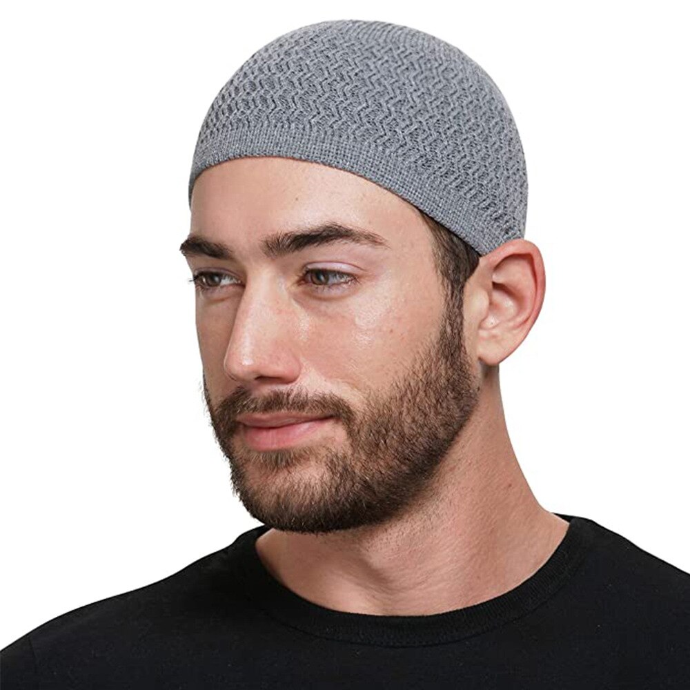 neue Bleistift Kappe Otton Schädel Kappe Mütze Kufi mit kariert-betroffen aufbringen in Feste Farben für Höhle Alltag