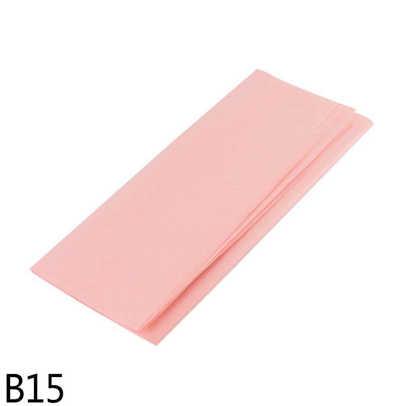 10Pcs 50*60cm Flowers Wrapping Tissue Paper Wine Bouquet Floral Crafts Paper For Wedding Birthday Party Box Packing Decor: B15-rose pink