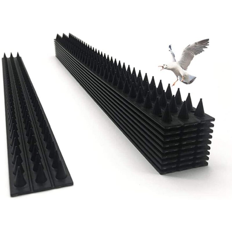 50cm Plastic Anti Bird Spike Pigeon Spikes for Get Rid of Pigeons and Scare Birds Pest Control for Harmless to Animal