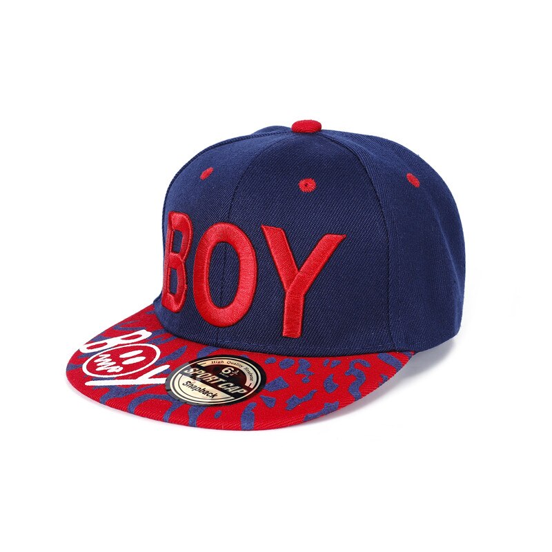 Jongen Borduurwerk Kinderen Baseball Cap Jongens Meisjes Snapback Cap Vier Seizoenen Kinderen Hip Hop Zonnehoed