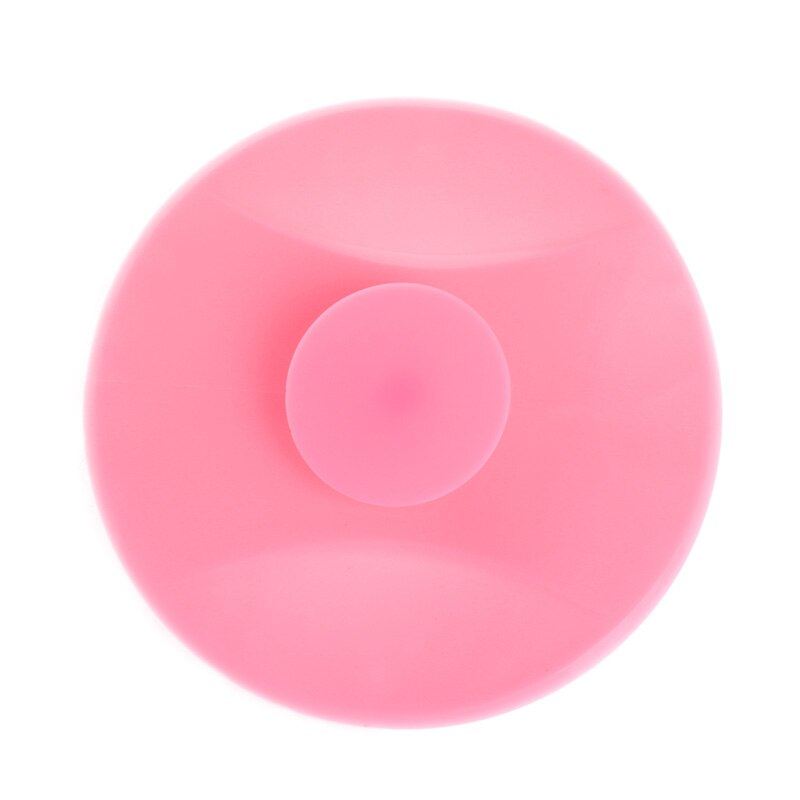 Kitchen Rubber Bath Tub Sink Floor Drain Plug Kitchen Laundry Water Stopper Tool: Pink