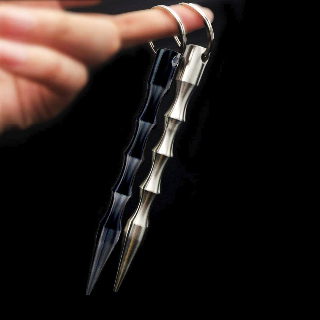 Hand-held Aluminum Keychain Tool Sturdy Key Chain Tools for Key Hanging Parcels Carrying 6pc/lot （Random Color）