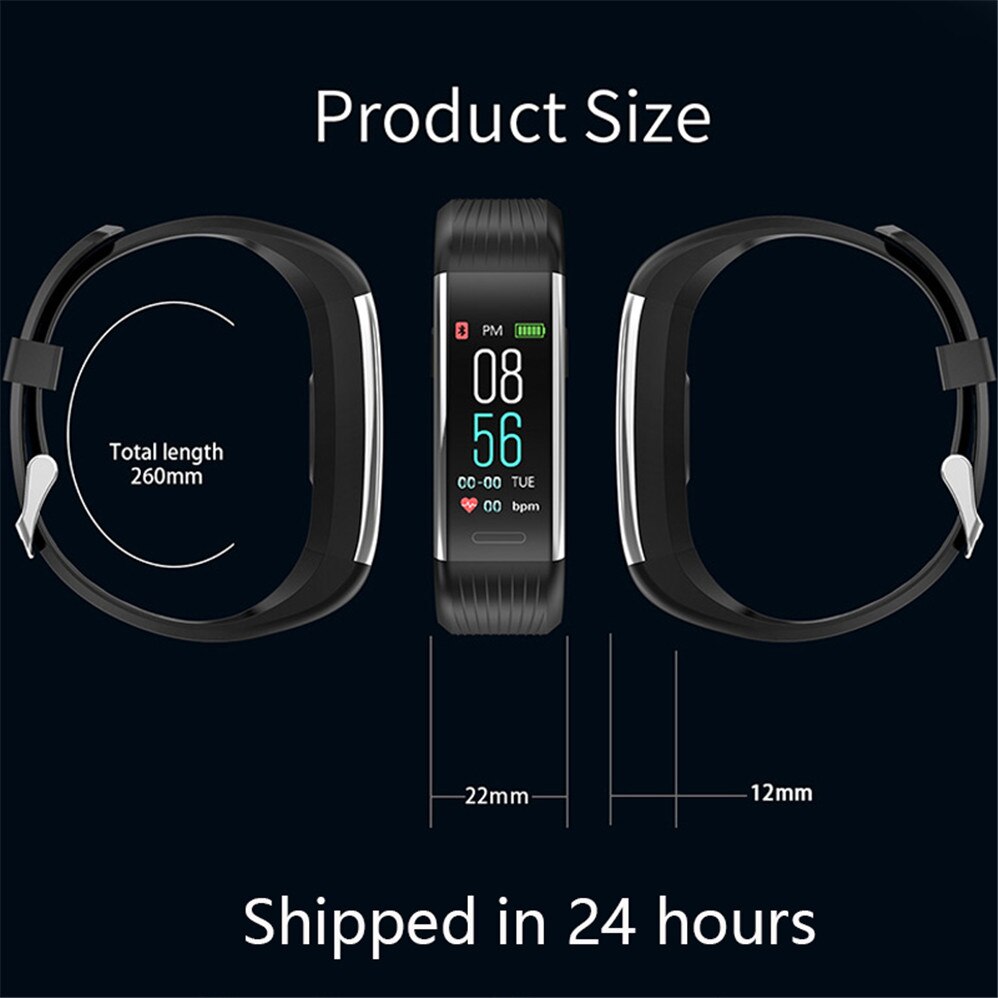 Sport Fitness Braccialetto Activity Tracker Misuratore di Pressione Sanguigna Intelligente Del Braccialetto Monitor di Frequenza Cardiaca Impermeabile Intelligente Orologio Per Android IOS