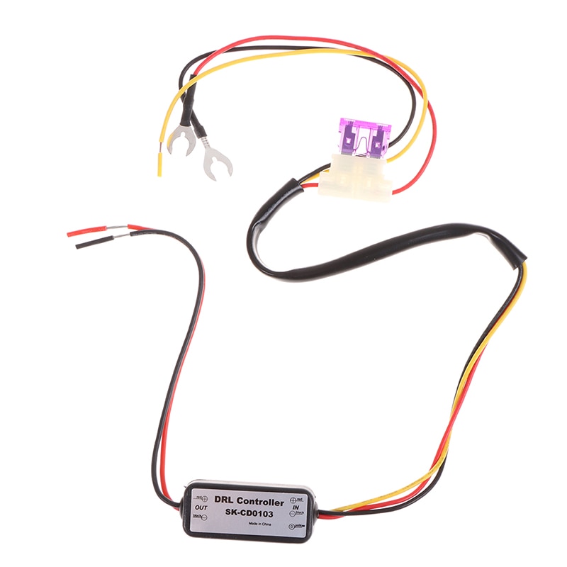 Offre spéciale DRL contrôleur Auto voiture LED feux diurnes relais harnais variateur marche/arrêt