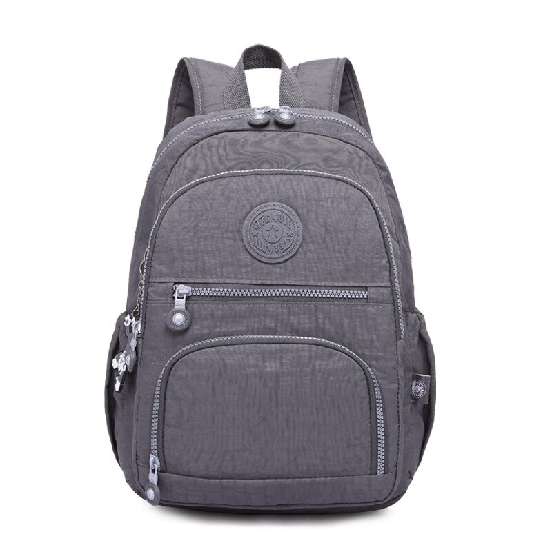 Female Backpack Women School Backpack for Teenage Girls Mochila Feminina Laptop Bagpacks Travel Bags Casual Sac A Dos: Gray