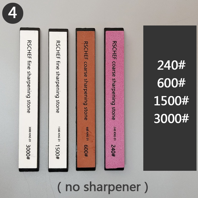 ruixin pro Sharpener Kitchen Knife Fix Fixed Angle with multi stones sharpening stone whetstone grind: 4-4 stones
