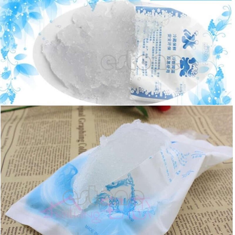 Enfriador reutilizable, paquete de agua de Gel de hielo, bolsa de hielo, compresa fría, novedad