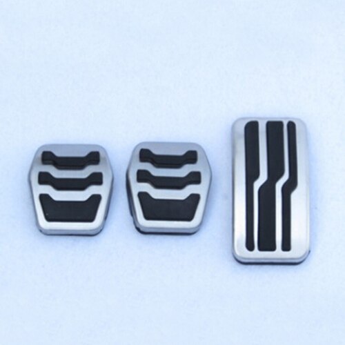 Auto Pedale Für Ford Focus 2005-2019 - Aluminium Pedalabdeckungen 3-teilig MT