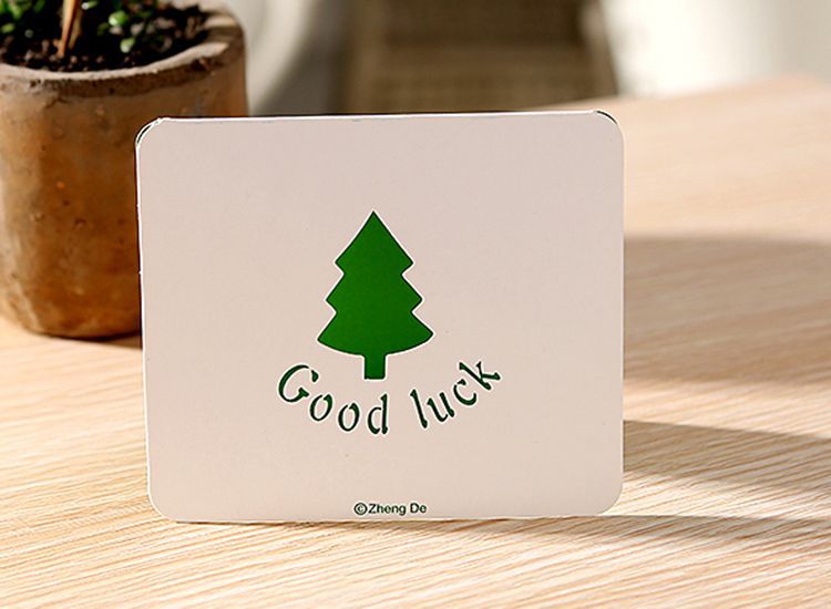 10pcs Hollow-out Greeting Card Christmas Year Card Christmas Mini Postcards Birthday Card Thank You Cards: Tree