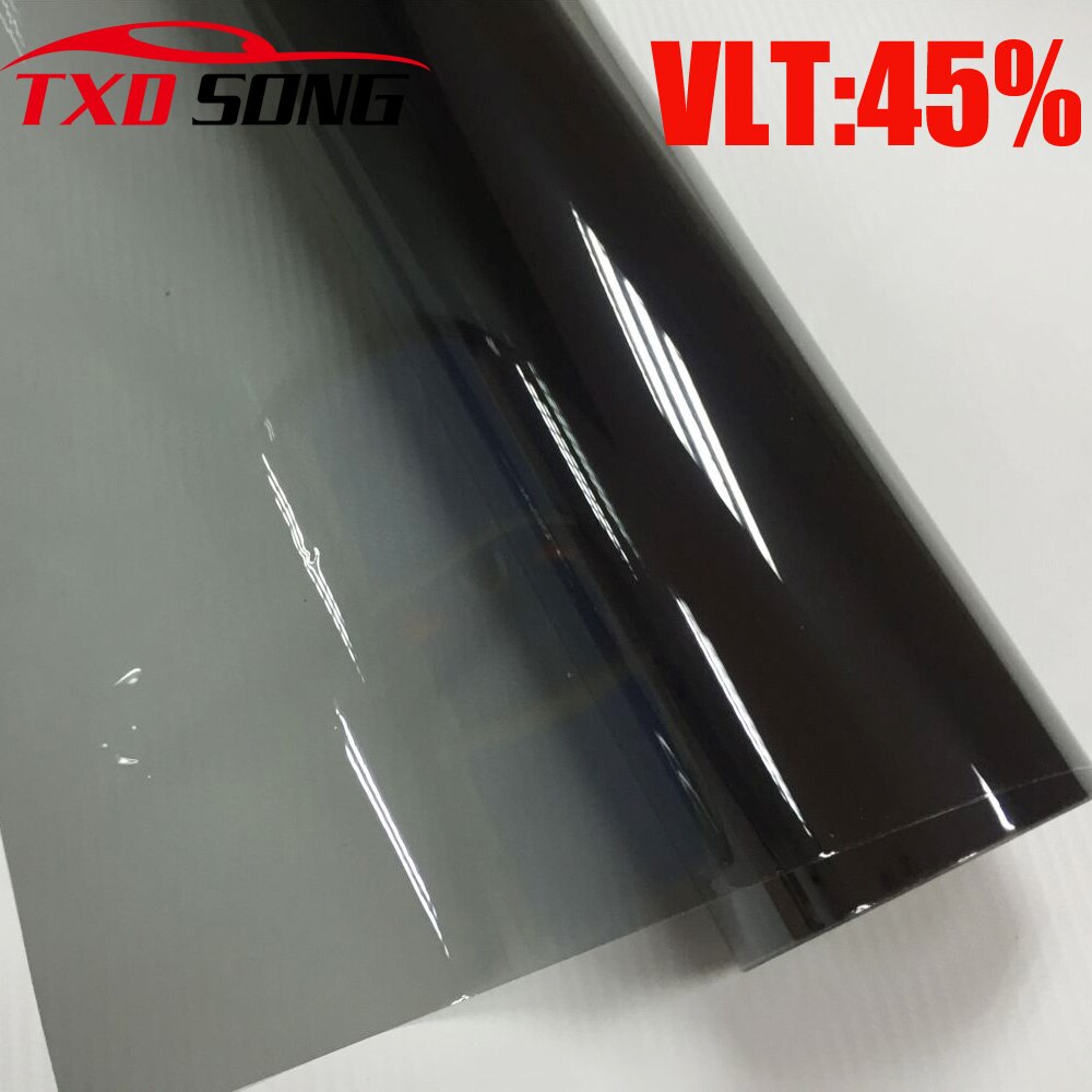 50 CM X 300 CM/Lot Auto Side Window Tint Film Glas VLT 45% 2PLY Auto Auto Huis Commerciële solar Bescherming Zomer DOOR