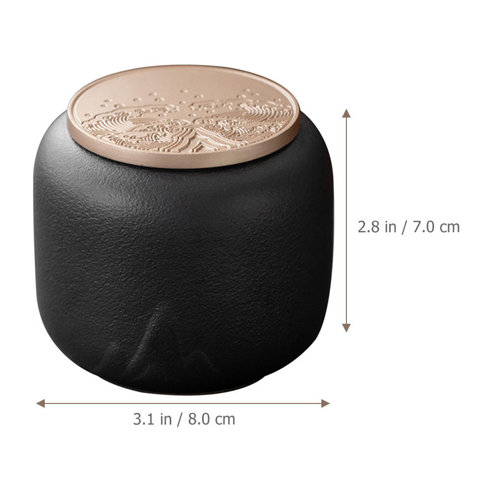 Loose Tea Tin Loose Leaf Tea Canister Tea Storage Container Airtight Tea Canister