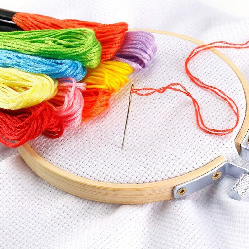24/36/50pcs Multicolor Embroidery Thread Cross Stitch Floss Threads Cotton Sewing Skeins Skein Kit DIY Sewing Tool cross stitch