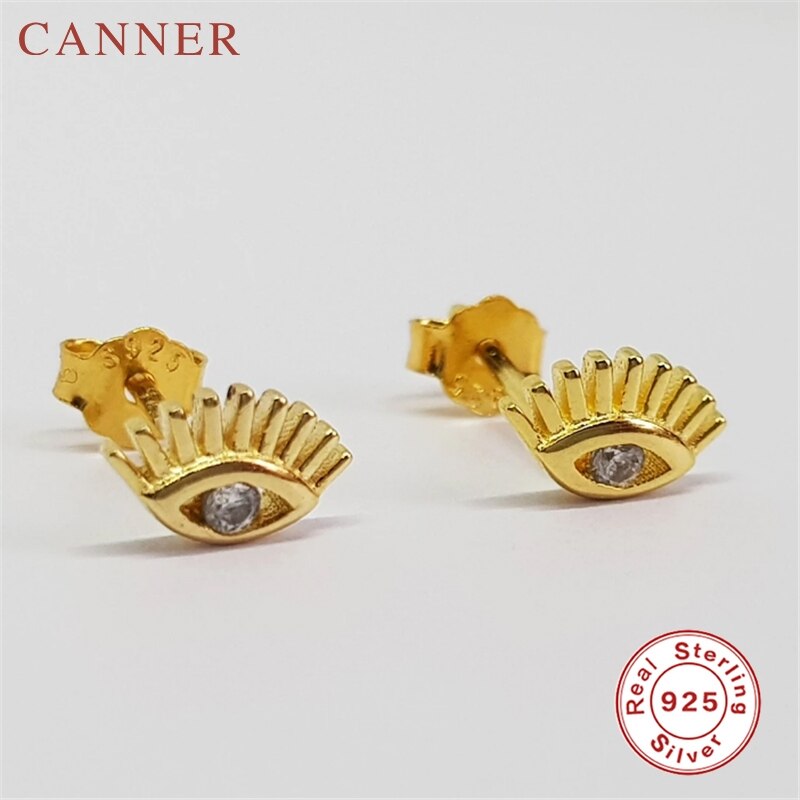 925 sterling zilveren rozenbloem oorbellen voor vrouwen in minimalistische zirkonia dieren slang/ogen oorbellen sieraden oorbellen: Goud 7