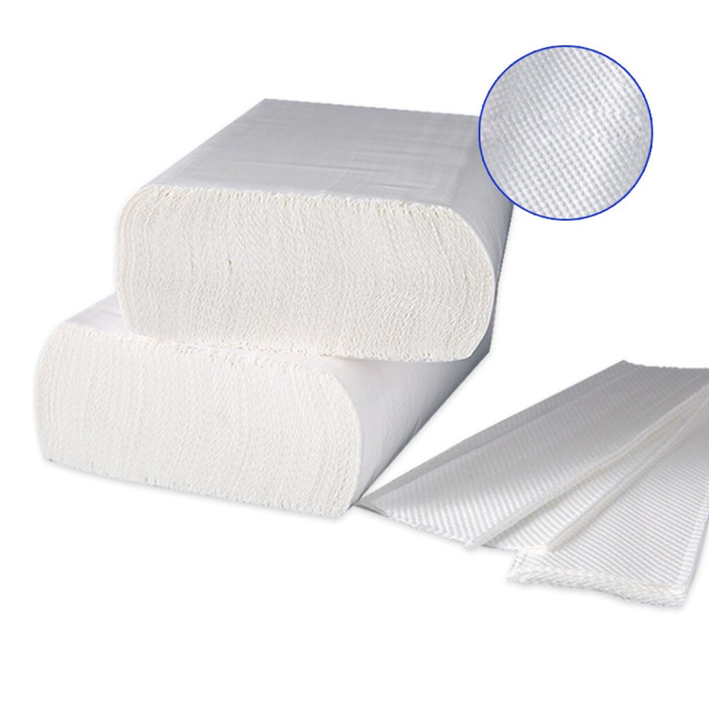 1 Ply C fold Paper Tissues toilet paper higienico White Hand Toilet Towels inodoro Roll Tissues Napkin 120PC/Pack