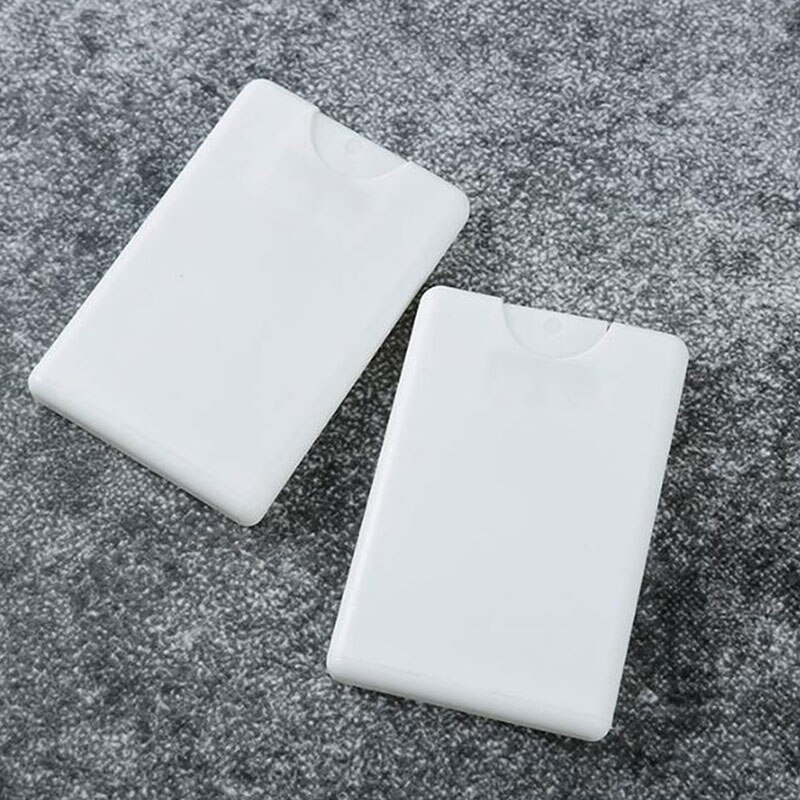 20ml plast spray parfym box kort fuktgivande parfym spray flaska påfyllningsbar