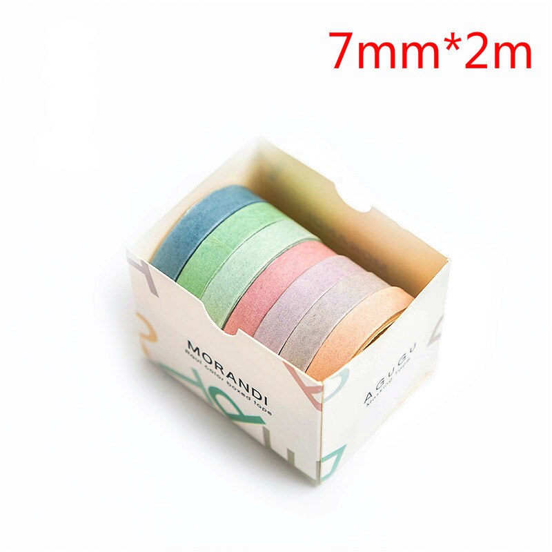 Grid Washi Tape Leuke Decoratieve Plakband Effen Kleur Afplakband Voor Stickers Scrapbooking Diy Briefpapier Tape: 584