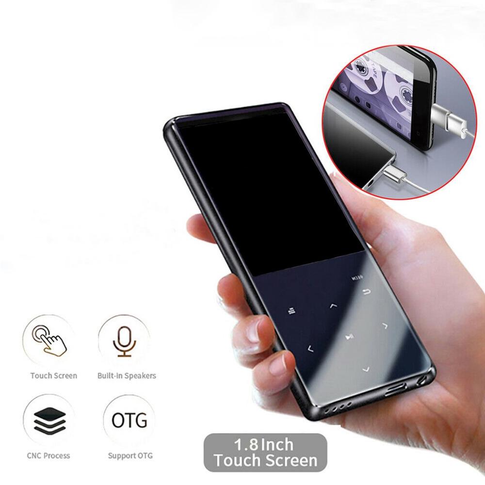 MP3 Speler Bluetooth 16 Gb Fm Radio Hifi MP4 Musikspieler Mit 800mA Batterie/Otg Recorder MP3 Muziekspeler