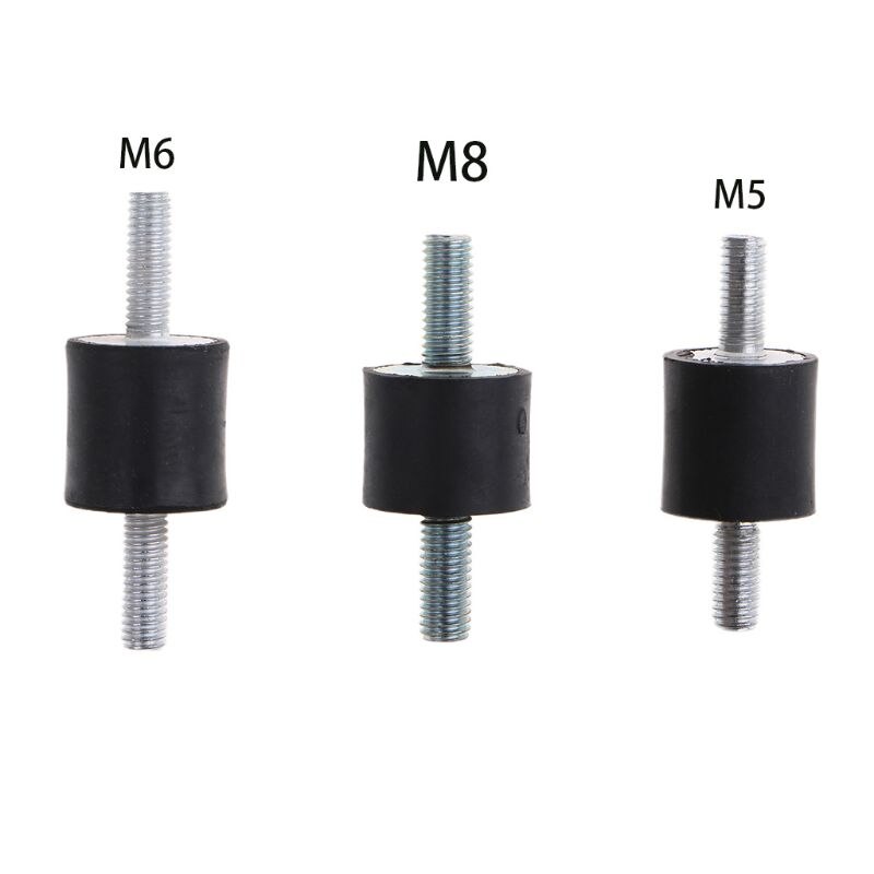 896B M5/M6/M8 Rubber Mount Double Male Thread Absorber Anti Vibration Silentblock Boat Car Bobbin Shock Absorber Tools