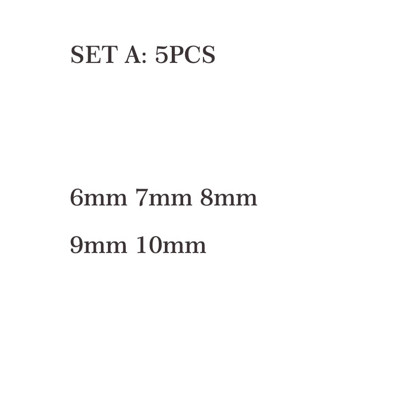 65mm Length Electric Power Magnetic Screwdriver Nut Driver Set Impact 1/4" Hex Shank Metric Wrench Socket Bit Crv 6-29mm: SET A