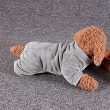 Pet Vrijetijdskleding Kleding 4-legged Pyjama Warme Kleding Hond Flanel Jumpsuit Puppy Coat Kleding Kostuum Shirt Chihuahua # h