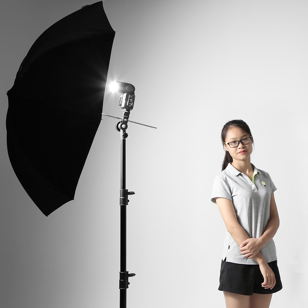 Godox 91 cm 36 &quot;Doorschijnend Zwart Wit Paraplu Dubbele Lagen Reflecterende voor Studio Flash Strobe Verlichting