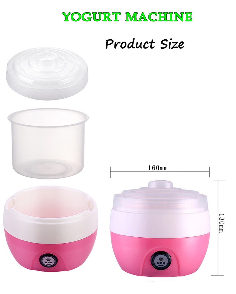 Household Electric Automatic Yogurt Maker Machine Multi-Function Diy Make Machine 220V EU Plug Kitchen Appliance Tools
