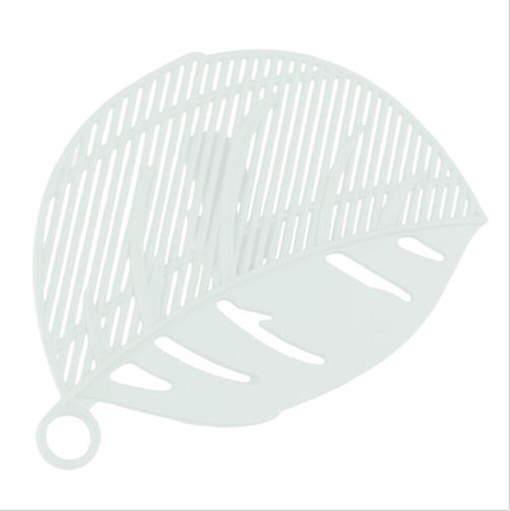 Passoire de lavage en plastique, forme de feuille, Durable, pratique, cuisine, riz, haricots, pois, outil de nettoyage, Gadget, Clips, filtre, 1 pièce