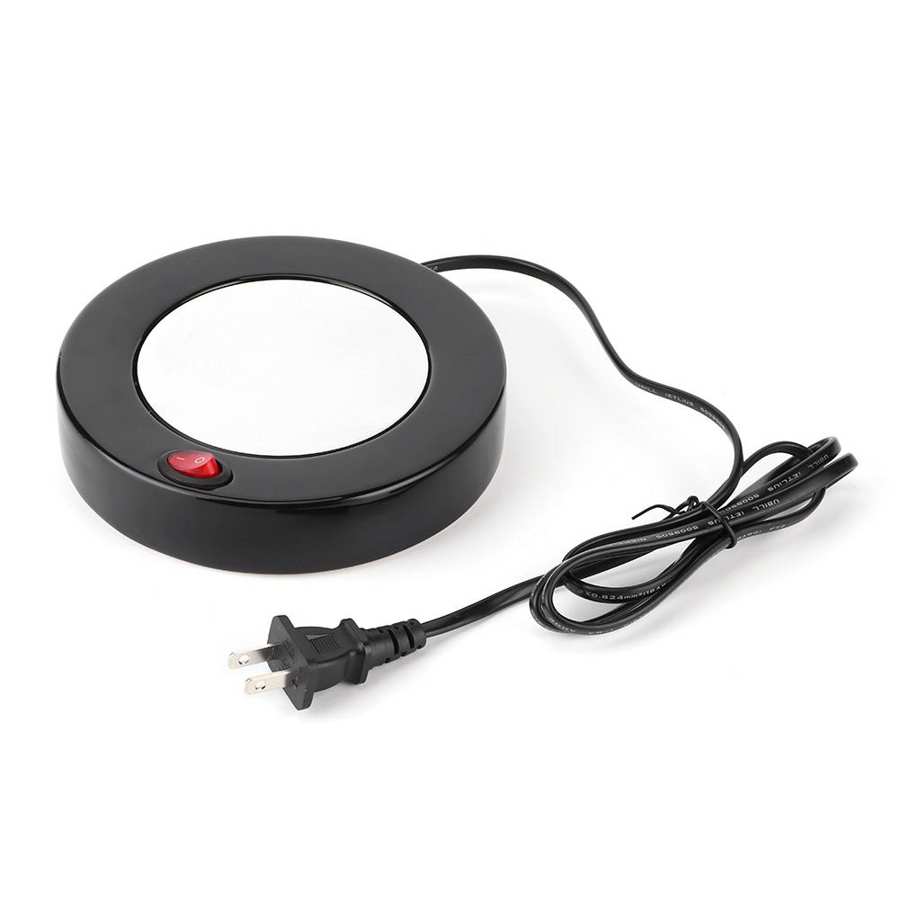 Svart konstant temperatur utgangspunkt kopp varmere melk kaffe varmeisolasjonsmatte 55 celsius oss plugg varme varmekopper krus og dalbane