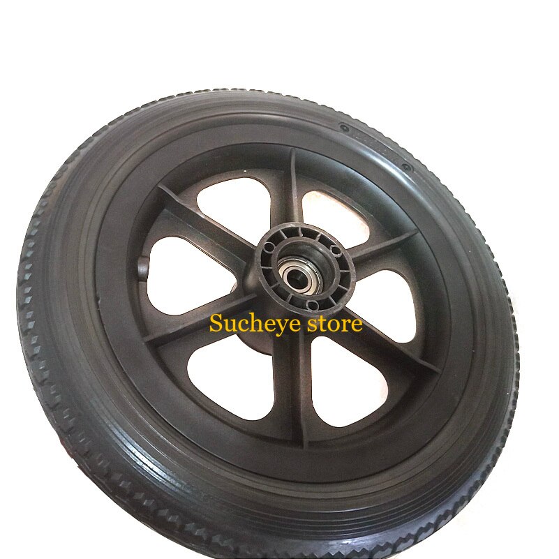 12 Inches Rolstoel Wiel 12 1/2X2 1 / 4 Pu Bandenspanning Gratis Wiel Handleiding Rolstoel achterwiel