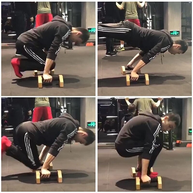 Push Up Handles for Floor, Push Up Stand Strength Training, Lightweight Non-Slip Floor Exercise Equipment Push up Bar T4MF