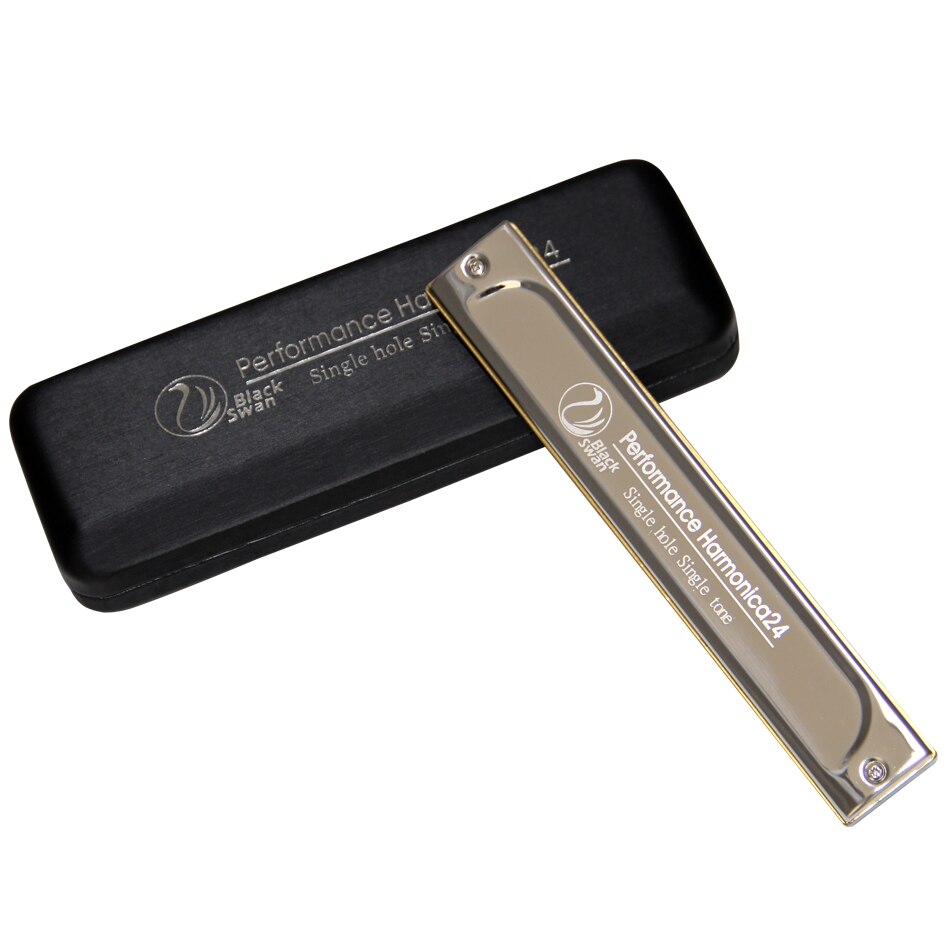 Harmonica Swan Harmonica 24 trous, haut de gamme, performance clé C, monotrou, monoton