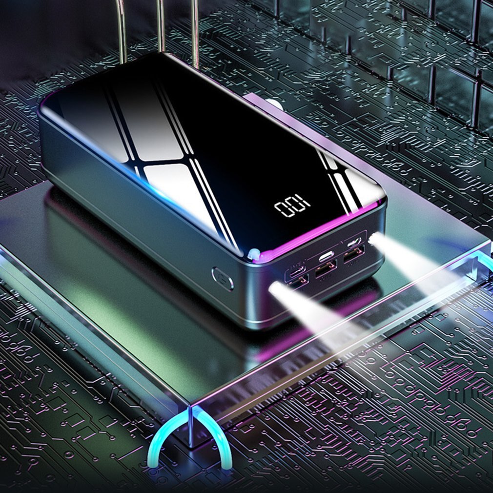 Large-capacity Power Bank 50000 MAh Digital Display Polymer Lithium Ion Battery Multi-interface Power Bank