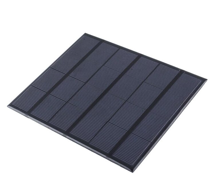 3.5w usb solcelleoplader til mobil strøm 6v solcelleoplader polykrystallinsk solcelle solpanel