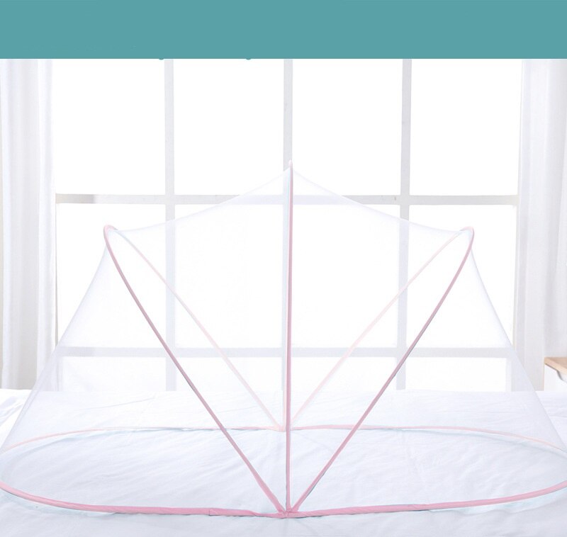 Baby mosquito net foldable portable mosquito net for children: Pink common