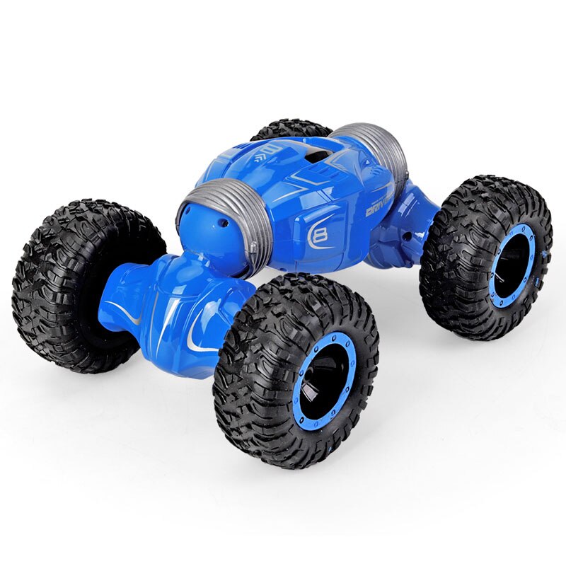 4WD 2,4 GHz RC Klettern Auto Für freundlicher 1:16 hoch Geschwindigkeit Radio Fernbedienung aus Straße Buggy Twist Rc Kunststück autos Modell Jungen Spielzeug: Blau