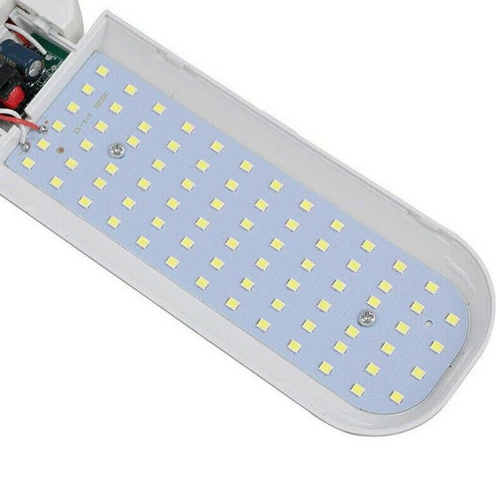 E27 60W 80W 2835 Led Garage Lamp 110V-265V Vouwen Vier-Blad Vervorming Lamp garage Verlichting 6000LM Voor Thuis Magazijn Workshop