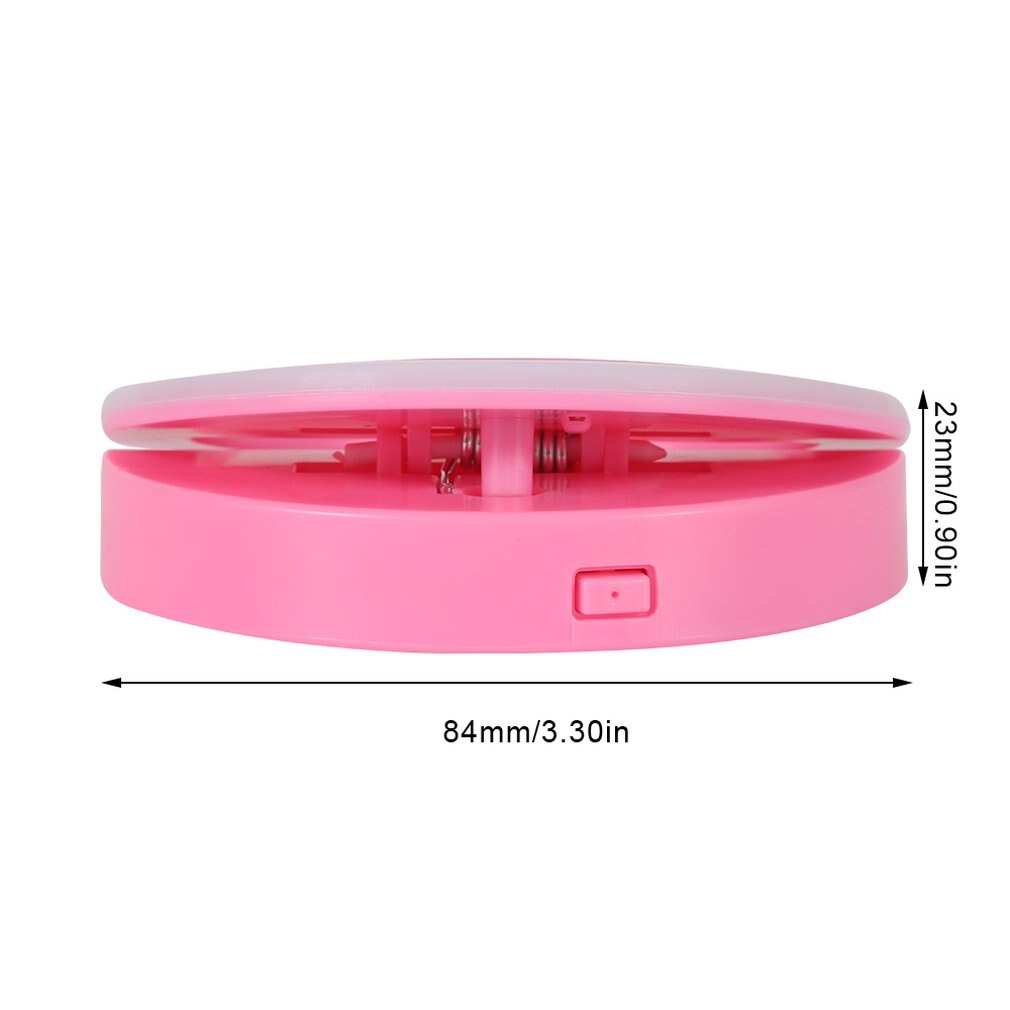 Mobile Phone Clip Selfie LED Auto Flash For Cell Phone Smartphone Round Portable Selfie Flashlight Mini Camera Flashlight