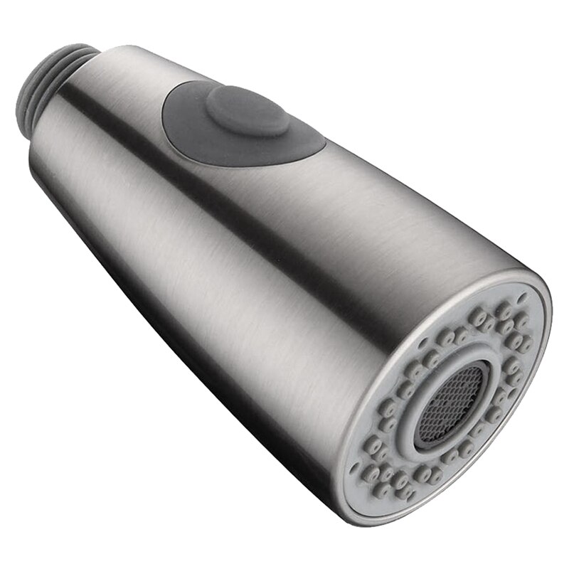 Aanrecht Kraan Vervangende Onderdelen Pull Down Kraan Spray Hoofd, Alleen Voor G1/2 Connector, geborsteld Nikkel Afwerking: Default Title