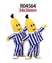 30 stk/lot banan i pyjamas planharpiks for hårbowas og tilbehør  r04549 r0455 r0456: R04564