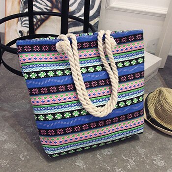 Mara 'S Droom Vrouwen Tas Bloemen Handtassen Grote Capaciteit Rits Canvas Schoudertas Winkelen Strand Tassen Pouch Feminina: D