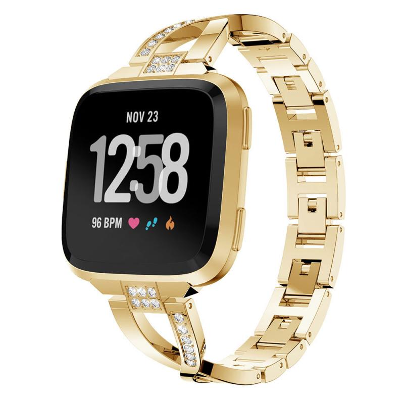 Metal Watch Band for Fitbit Versa 2 - Alloy Strap Wristband - Smartwatch Replacement Bracelet: 2