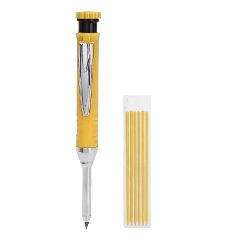 Solide Timmerman Potloden met 2.8mm Vullingen Neus Diep Gat Vulpotlood Marker Bouw Potloden Opstellen Architect Tool: Licht Groen