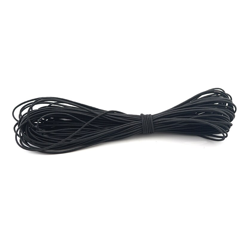 1/2/3/4Mm Wit Sterk Elastisch Touw Rubberen Band Naaien Kledingstuk Handwerk Levert Elastische Band Voor Diy Naaien Accessoires