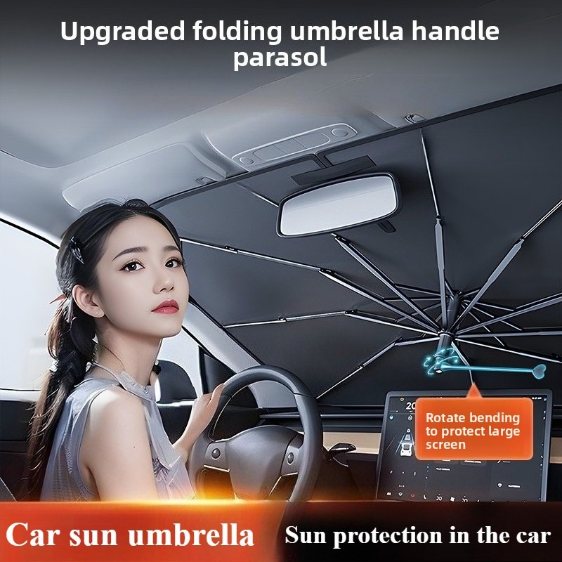 Auto Sonnenschirm Windschutzscheibe Regenschirm Auto Front Sonnenschutz Sonnenschirm Faltbare Schutz Auto Sitz Wärmedämmung Auto Zubehör
