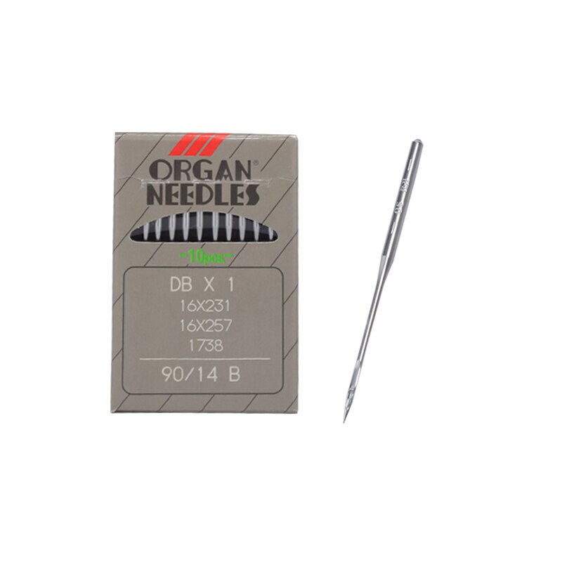 10pcs/lot ORGAN NEEDLES DBX1 DCX1 DPX5 UYX128GAS For Industrial Lockstitch Sewing Machine Singer JUKI brother