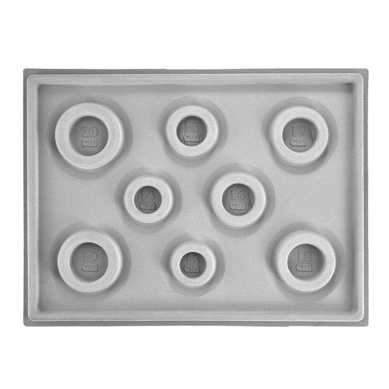 Flocked Bead Board Beading Measuring Tools Jewelry Board For Necklace Bracelet DIY Jewelry Making Craft Tool: 02