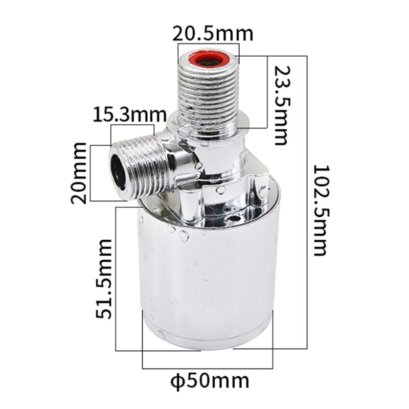 Water Flow Sensors, Side/Upper Entry Water Float Sensor for Automatic Control of Water Level in Water Tank and Pool